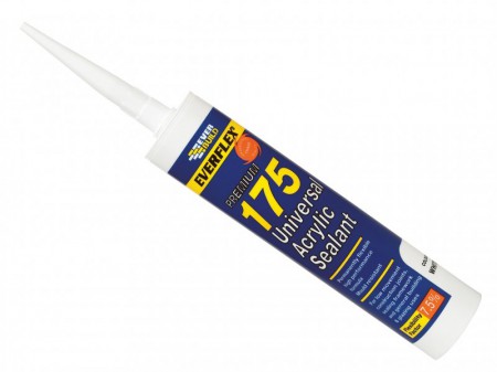 Everbuild 175 Universal Acrylic Sealant White 300ml