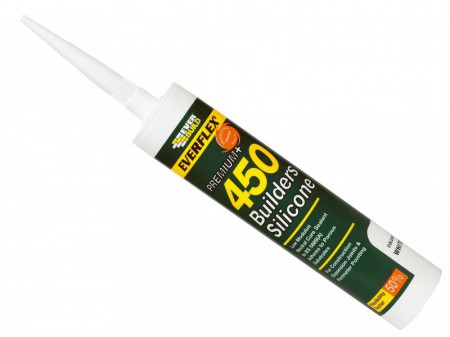 Everbuild 450 Builders Silicone Sealant Oak 310ml