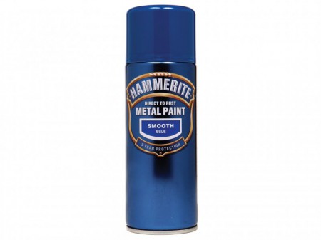 Hammerite Direct to Rust Smooth Finish Aerosol Blue 400ml