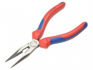 Knipex Snipe Nose Side Cutting Pliers (Radio) Multi-Component Grip 160mm (6.1/4in)