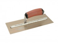 Marshalltown MPB1GSD Pre-Worn Plasterers Trowel Gold Stainless Steel DuraSoft 11in x 4.1/2in