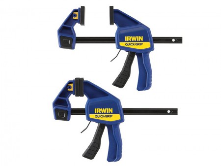 IRWIN Quick-Grip Quick-Change Medium-Duty Bar Clamp 150mm (6in) Twin Pack