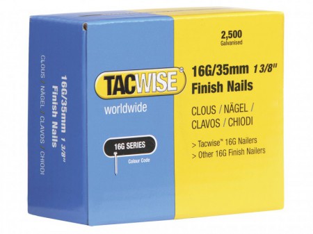 Tacwise 16 Gauge Ranger Finish Nails 32mm Pack 2500