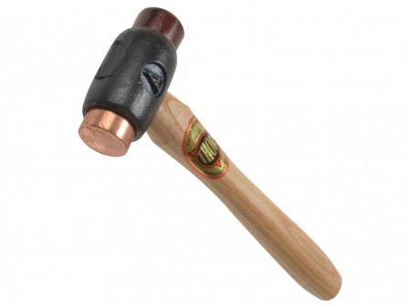 Thor 208 Copper / Rawhide Hammer Size A (25mm) 355g