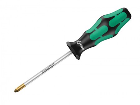 Wera Kraftform 355 Screwdriver Pozidriv Tip PZ1 x 80 mm