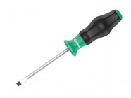 Wera Kraftform 1334 Comfort Flared Screwdriver Slotted Tip 5.0 x 100mm