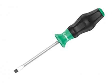 Wera Kraftform 1334 Comfort Flared Screwdriver Slotted Tip 8.0 x 175mm