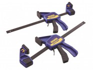 XMS Irwin Quick Grip 300mm (12in) Quick Change Bar Clamp Twin Pack