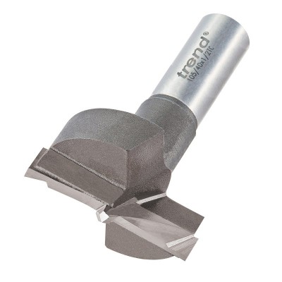 TREND 105/40X1/2TC ROUTER MACHINE BIT 40MM DIA HINGE  