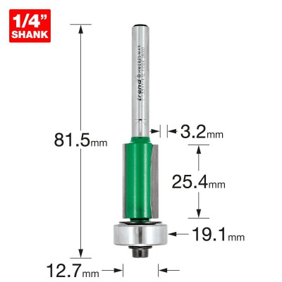 TREND C133X1/4TC OVERLAP TRIM 12.7MM DIA            