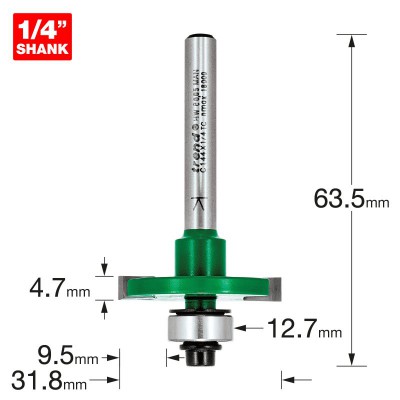 TREND C144X1/4TC SLOTTING 4.7MM CUT                 