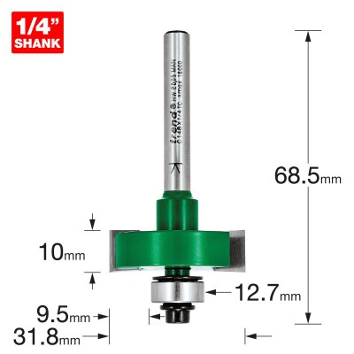 TREND C148X1/4TC SLOTTING 10MM CUT                  