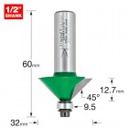 TREND C049X1/2TC S/GUIDED CHAM A=45 DEG X 12.7MM CUT