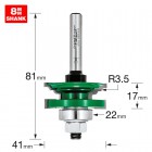 TREND C156X8MMTC PROFILE SCRIBER FLAT CLASSIC SET   