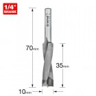 TREND C177X1/4TC DOWEL DRILL 10MM X 35MM CUT        