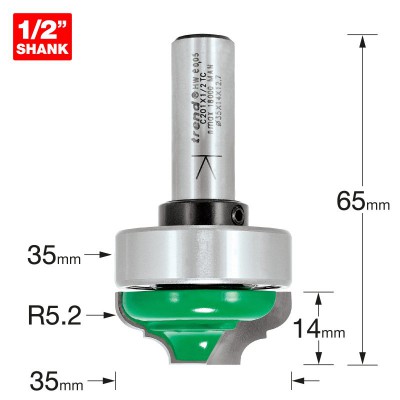 TREND C201X1/2TC B/GUIDED CLASSIC 5.2MM RAD         