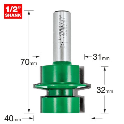 TREND C192X1/2TC OFFSET TONGUE AND GROOVER          