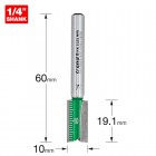 TREND C016SX1/4TC TWO FLUTE 10MM D X 19MM C SCALE    