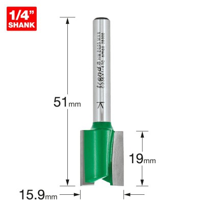 TREND C236X1/4TC HINGE RECESS 15.9MM DIA X 19MM CUT 