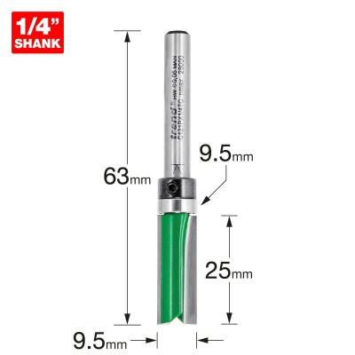 TREND C121PX1/4TC GUIDED PROFILER 9.5MM X 25MM CUT