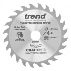 TREND CSB/14024 CRAFT SAW BLADE 140MM X 24T X 20MM 