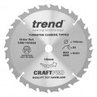 TREND CSB/19024A CRAFT SAW BLADE 190MM X 24T X 16MM 