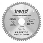 TREND CSB/18458 CRAFT SAW BLADE 184MM X 58T X 30MM 