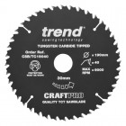 TREND CSB/TC19040 CRAFT SAW BLADE NS 190MMX40TX30MM  