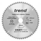 TREND CSB/CC25460T CRAFT BLADE CC 254MMX60TX30MM THIN 