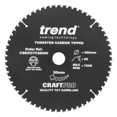 TREND CSB/CCTC26060 CRAFT CC NS 260MMX60TX30MM         