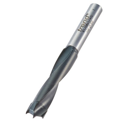 TREND 61/08X1/4TC DOWEL DRILL 8MM DIA X 35MM DL      