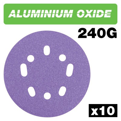 TREND AB/125/240A RANDOM ORBITAL SAND DISC 125 X 240G 10PC