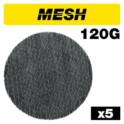 TREND AB/150/120M MESH RANDOM ORBITAL SAND DISC 150MM 5PC