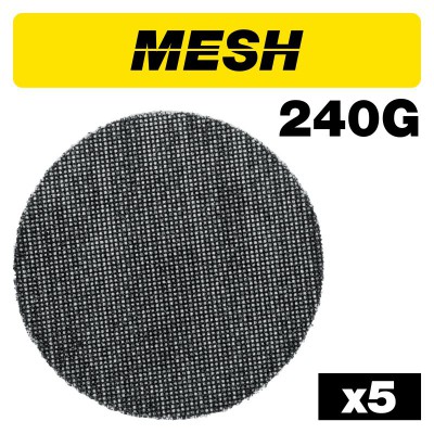 TREND AB/150/240M MESH RANDOM ORBITAL SAND DISC 150MM 5PC