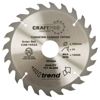 TREND CSB/31524 CRAFT SAW BLADE 315MM X 24T X 30MM 