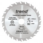 TREND CSB/13624TA CRAFT SAW BLADE 136 X 24T X 20 THIN