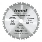 TREND CSB/18424T CRAFT SAW BLADE 184MM X24T X20 THIN