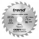 TREND CSB/19024 CRAFT SAW BLADE 190MM X 24T X 30MM 