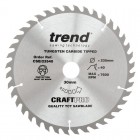 TREND CSB/23540 CRAFT SAW BLADE 235MM X 40T X 30MM 