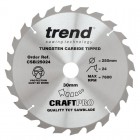 TREND CSB/25024 CRAFT SAW BLADE 250MM X 24T X 30MM 