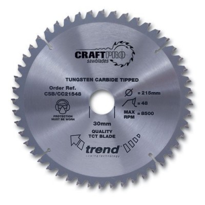 TREND CSB/CC25542 CRAFT BLADE CC 255MM X 42T X 30MM  