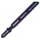 TREND JB/T119B JIGSAW BLADE 75X2MM CV 5PK         