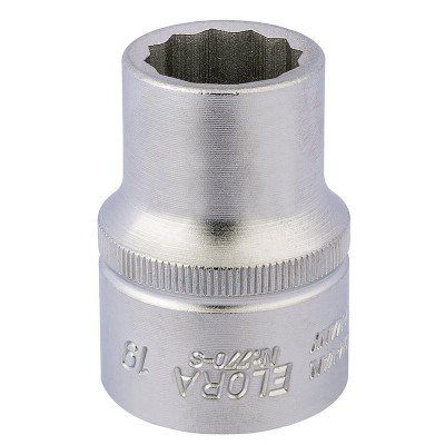 19MM 3/4\" SQUARE DRIVE ELORA BI-HEXAGON SOCKET