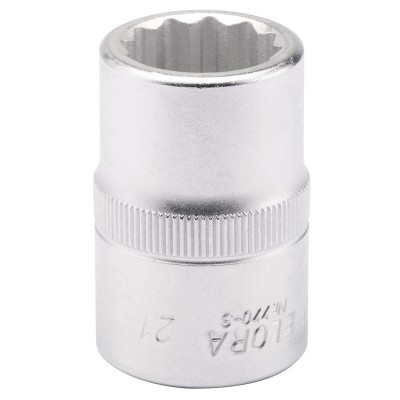 21MM 3/4\" SQUARE DRIVE ELORA BI-HEXAGON SOCKET