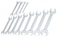 12 PIECE ELORA LONG METRIC OPEN END SPANNER SET