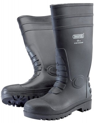 DRAPER SAFETY WELLINGTON BOOTS TO S5 - SIZE 8/42