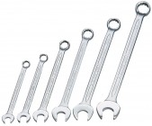 6 PIECE ELORA LONG WHITWORTH COMBINATION SPANNER SET