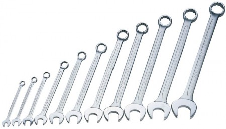 11 PIECE ELORA LONG WHITWORTH COMBINATION SPANNER SET