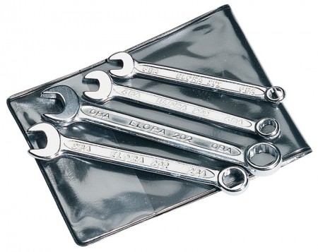 4 PIECE ELORA MIDGET BA COMBINATION SPANNER SET