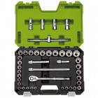 Draper Expert MM/AF Combined Socket Set, 1/2\" Sq. Dr., Green (41 Piece)